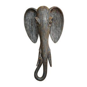 Qs91812 Elephant Animal Mask Of The Savannah Wall Decor Sculpture,🐯
